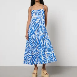 Dresses|Dresses|Dr. Martens Nobody's Child Etain India Blue Cotton-Poplin Dress - UK 6