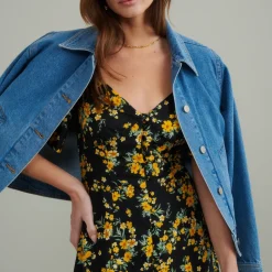 Dresses|Dresses|Nobody's Child Kimberly Floral-Print Crepe Midi Dress - UK 6