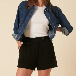 Shorts|Shorts|Ganni Nobody's Child Tailored Lenzing™Ecovero™-Blend Shorts - UK 8