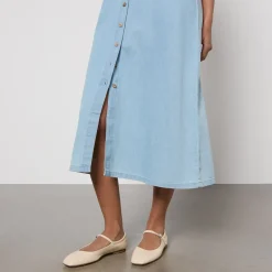 Dresses|Dresses|HAY Nobody's Child x Fearne Cotton Happy Place Wylde Cotton-Denim Dress - UK 8