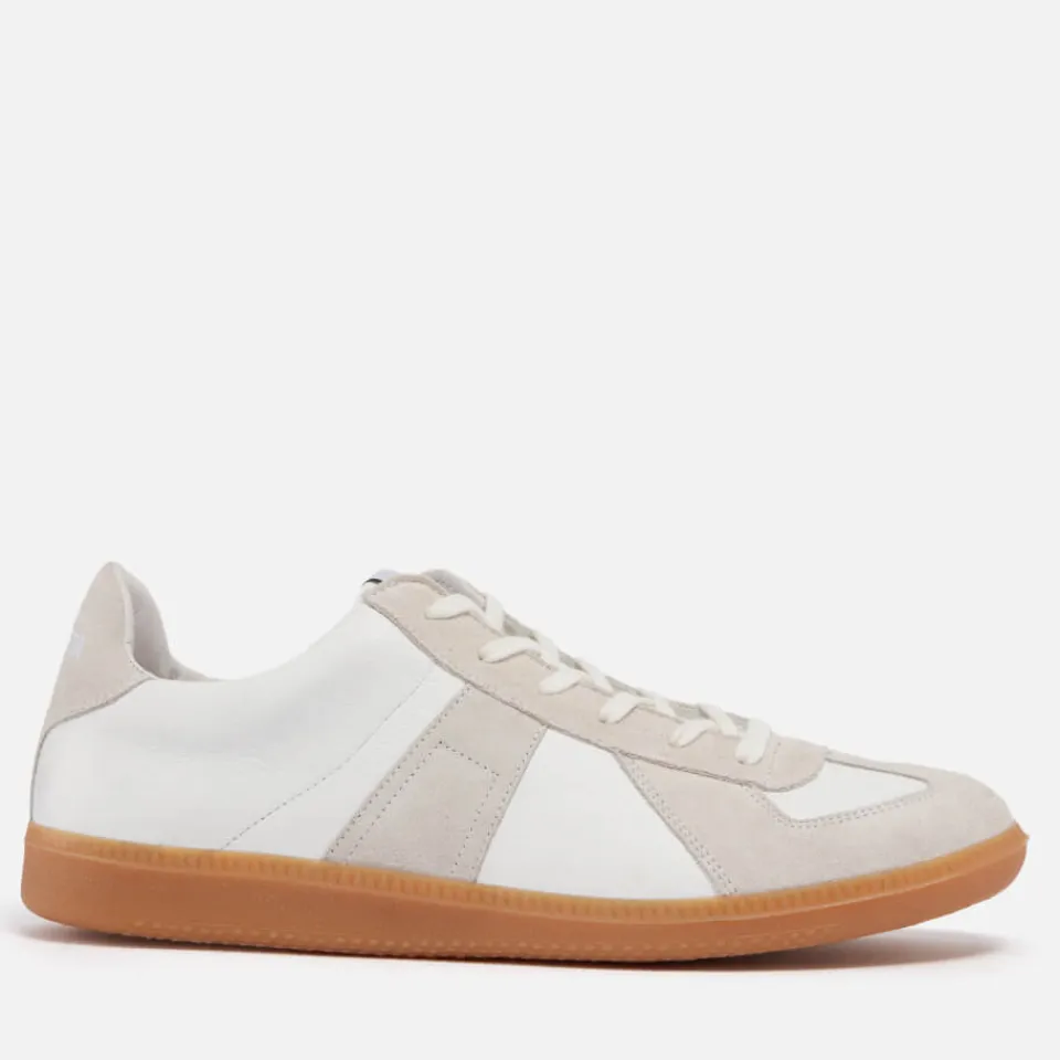 Trainers|Dr. Martens Novesta Men's German Army Leather and Suede Trainers - UK 7