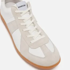 Trainers|Dr. Martens Novesta Men's German Army Leather and Suede Trainers - UK 7