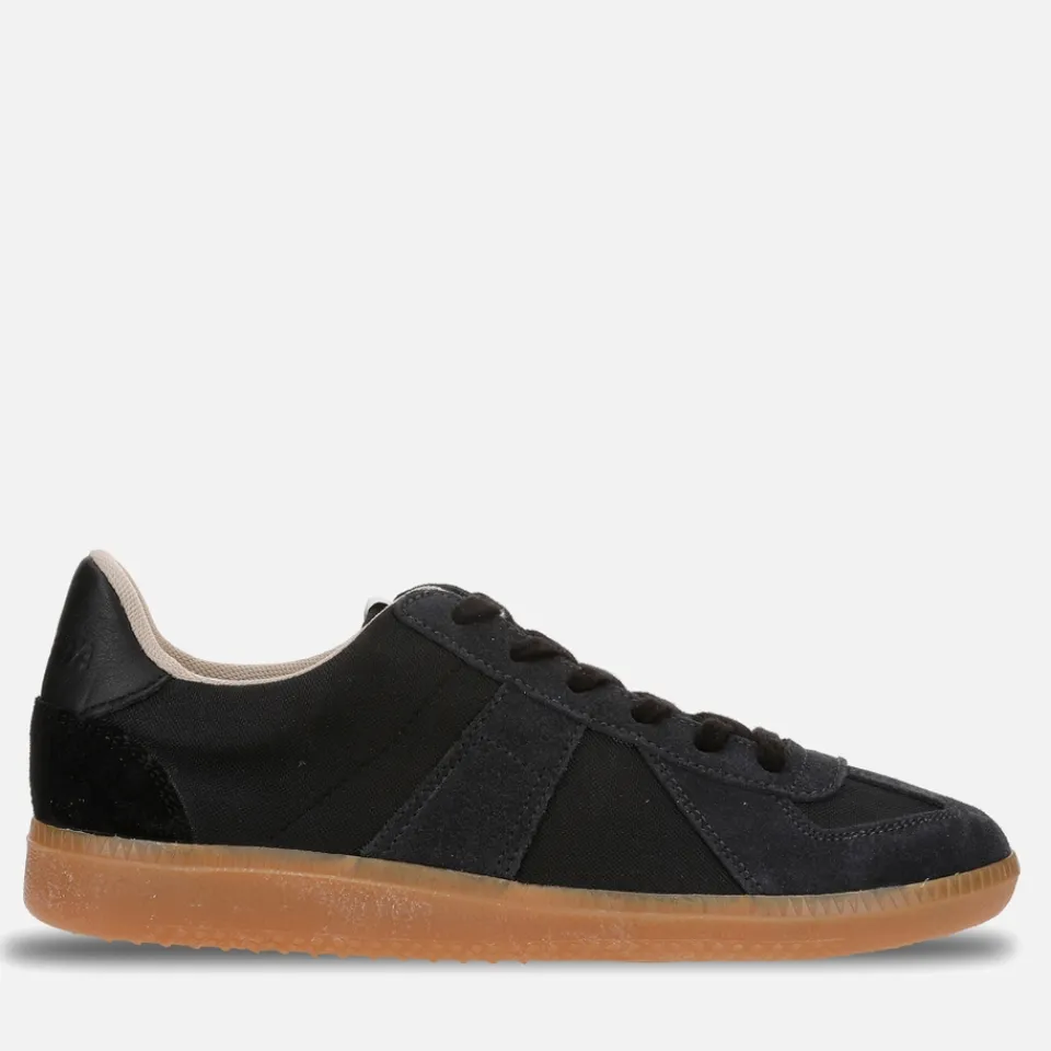 Trainers|Dr. Martens Novesta Men's German Army Canvas and Suede Trainers - UK 7