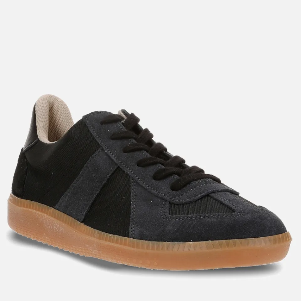 Trainers|Dr. Martens Novesta Men's German Army Canvas and Suede Trainers - UK 7