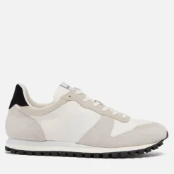 Trainers|Novesta Men's Marathon Trail Suede and Canvas Trainers - UK 7