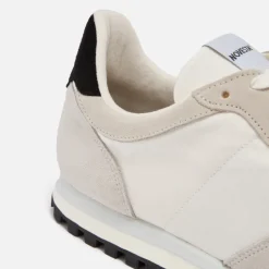 Trainers|Novesta Men's Marathon Trail Suede and Canvas Trainers - UK 7