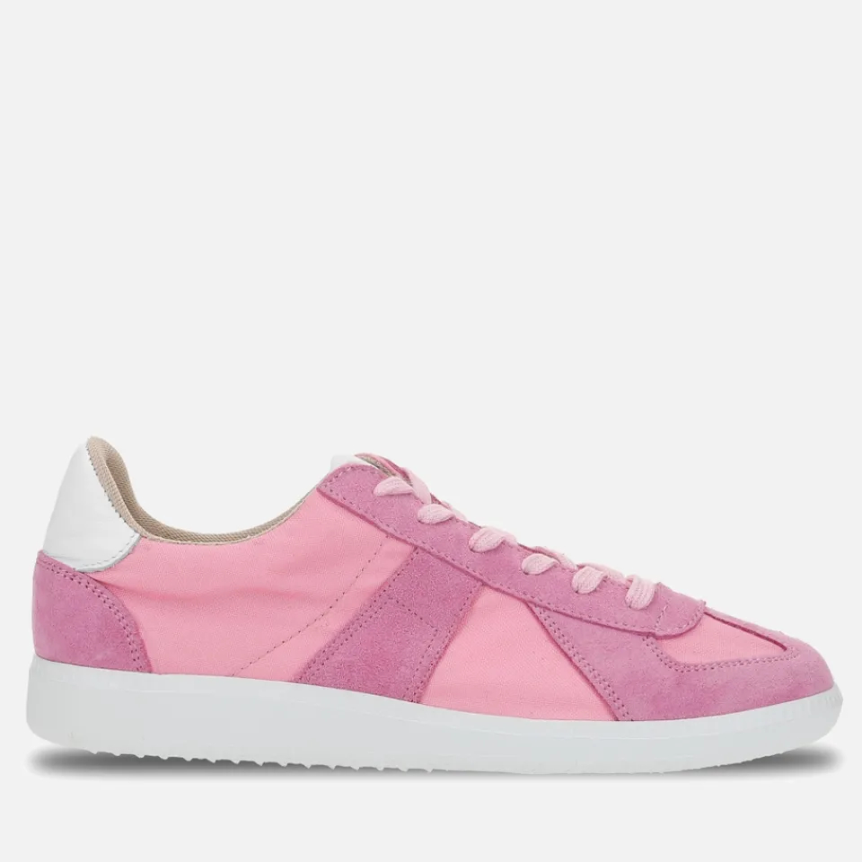 Trainers|Dr. Martens Novesta Women's German Army Canvas and Suede Trainers - UK 3.5