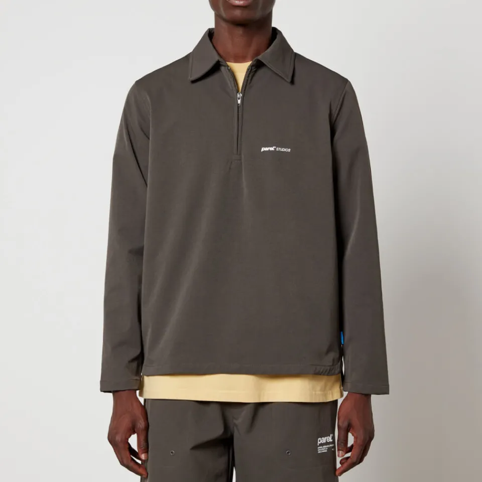 T-Shirts|T-Shirts|Coach Parel Prespa Logo-Print Stretch-Shell Top - S