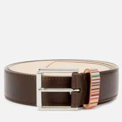 Belts|Polo Ralph Lauren Paul Smith Striped Keeper Leather Belt - W30