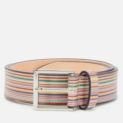 Belts|Dr. Martens Paul Smith Wide Stripe Leather Belt - W32