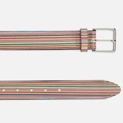 Belts|Dr. Martens Paul Smith Wide Stripe Leather Belt - W32