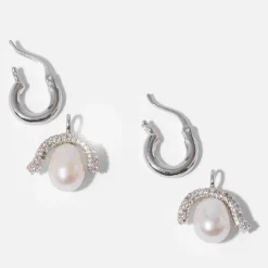 Jewellery|Anni Lu Pearl Octopuss.y Baby Paris Freshwater Pearl Silver-Plated Drop Earrings