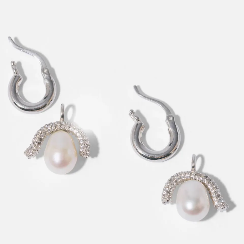 Jewellery|Anni Lu Pearl Octopuss.y Baby Paris Freshwater Pearl Silver-Plated Drop Earrings