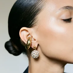 Jewellery|Dr. Martens Pearl Octopuss.y Crystal Spheres Gold-Plated Earrings