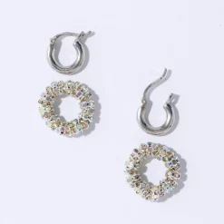 Jewellery|Dr. Martens Pearl Octopuss.y Tiny Créoles Silver-Plated Earrings