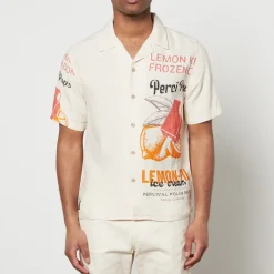 Shirts|Shirts|Dr. Martens Percival Lemon Kreme Linen Cuban Shirt - S