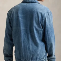 Jackets|Coats|Polo Ralph Lauren Bayport Denim Bomber Jacket - S