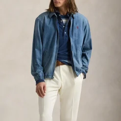 Jackets|Coats|Polo Ralph Lauren Bayport Denim Bomber Jacket - S