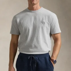 T-Shirts|T-Shirts|BOSS Black Polo Ralph Lauren Big Pony Logo Cotton-Jersey T-Shirt - S
