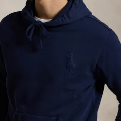 Sweatshirts|Polo Ralph Lauren Big Pony Logo Cotton-Jersey Hoodie - S