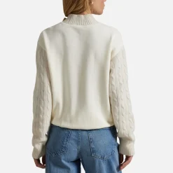 Loungewear|Sweatshirts|Dr. Martens Polo Ralph Lauren Cable-Knit Sleeve Cotton-Jersey Sweatshirt - S