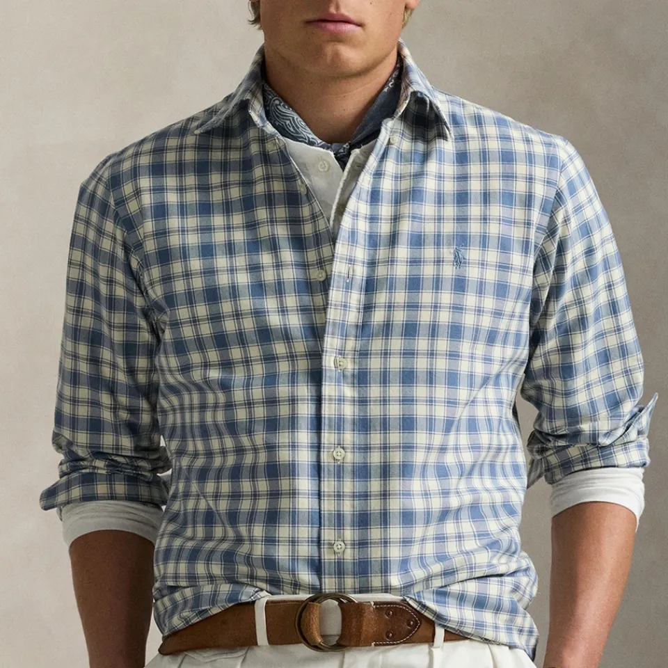 Shirts|Shirts|Veja Polo Ralph Lauren Checked Cotton Shirt - L