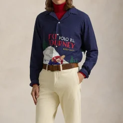 Shirts|Shirts|Dr. Martens Polo Ralph Lauren Classic Fit Ski Print Chambray Shirt - XXL