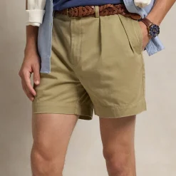 Shorts|Shorts|Polo Ralph Lauren Cormac Pleated Cotton-Twill Shorts - W34/L32
