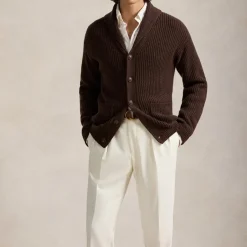 Cardigans|Knitwear|AMI Polo Ralph Lauren Cotton Knit Cardigan - S