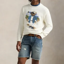 Knitwear|Dr. Martens Polo Ralph Lauren Cotton Intarsia-Knit Jumper - M