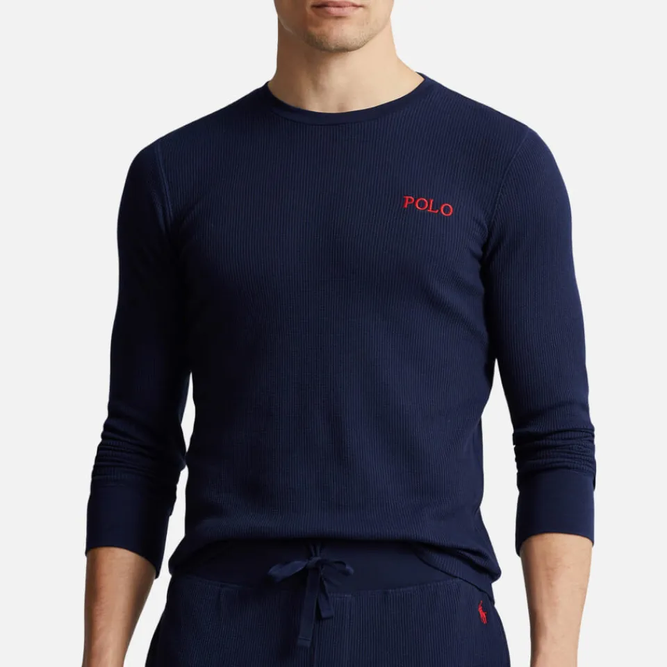 T-Shirts|T-Shirts|Dr. Martens Polo Ralph Lauren Cotton-Blend Waffle-Jersey Long Sleeve T-Shirt - XL