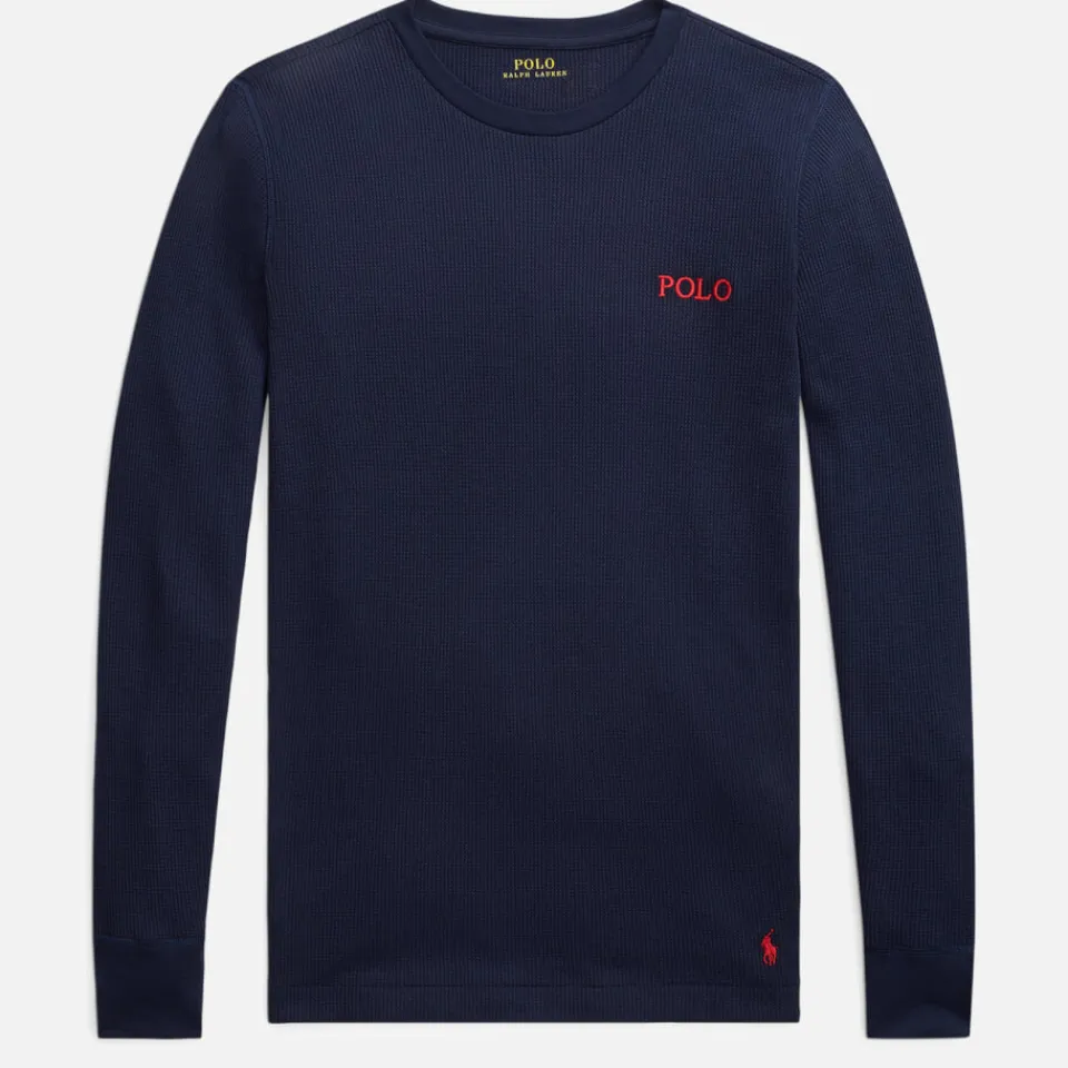 T-Shirts|T-Shirts|Dr. Martens Polo Ralph Lauren Cotton-Blend Waffle-Jersey Long Sleeve T-Shirt - XL