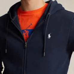 Loungewear|Sweatshirts|Polo Ralph Lauren Cotton-Blend Zipped Hoodie - S