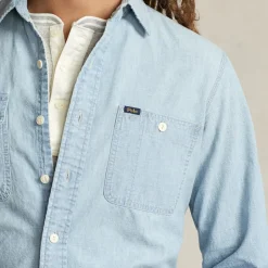 Shirts|Shirts|Polo Ralph Lauren Cotton-Chambray Shirt - S
