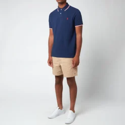 Polo Shirts|Polo Ralph Lauren Cotton-Piqué Tipped Polo Shirt - S
