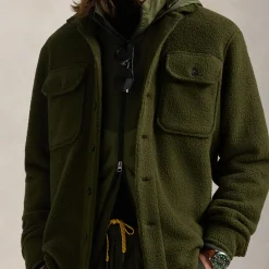 Jackets|Coats|NN.07 Polo Ralph Lauren Curly Hi-Pile Shirt Jacket - S