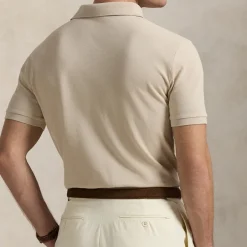 Polo Shirts|Polo Ralph Lauren Custom Slim Fit Tonal PP Cotton Mesh Polo Shirt - S