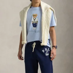 T-Shirts|T-Shirts|Polo Ralph Lauren Custom Slim Fit Bear Logo Cotton T-Shirt - S