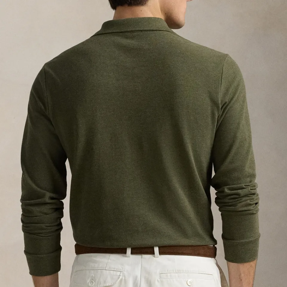 Polo Shirts|Polo Ralph Lauren Custom Slim-Fit Cotton-Piqué Polo Shirt - M