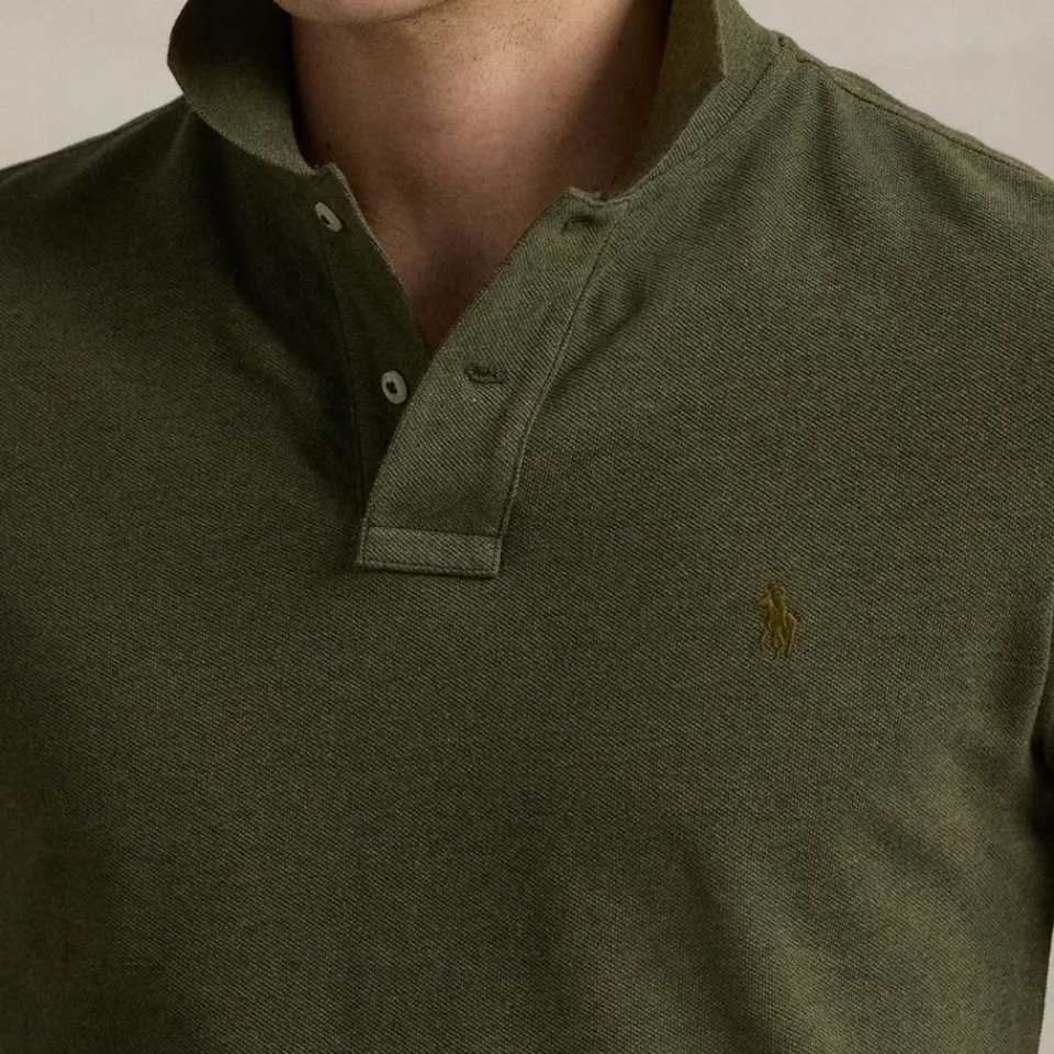 Polo Shirts|Polo Ralph Lauren Custom Slim-Fit Cotton-Piqué Polo Shirt - M