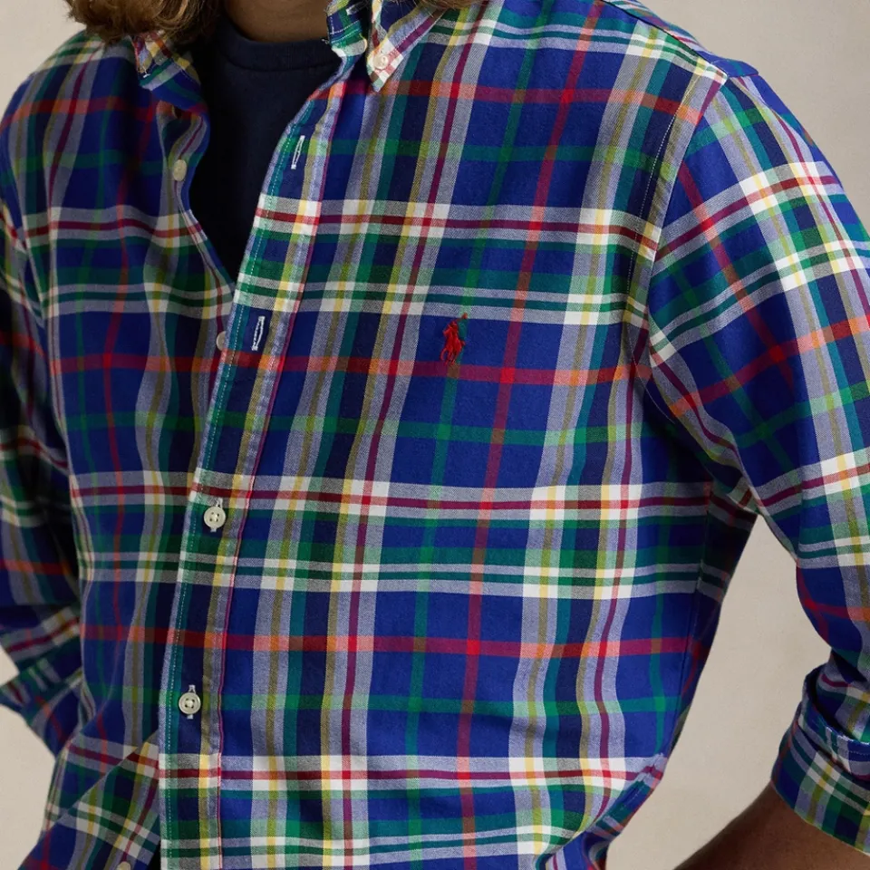 Shirts|Shirts|Dr. Martens Polo Ralph Lauren Custom Fit Oxford Checked Shirt - S