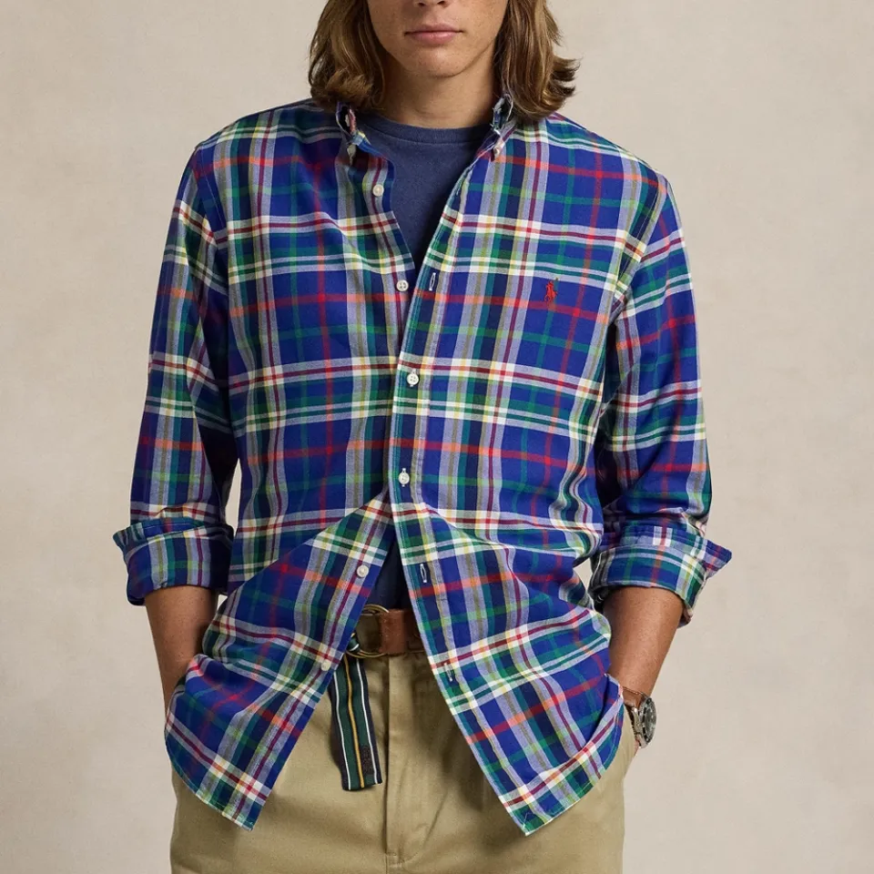 Shirts|Shirts|Dr. Martens Polo Ralph Lauren Custom Fit Oxford Checked Shirt - S