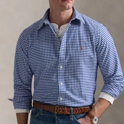 Shirts|Shirts|BOSS Black Polo Ralph Lauren Custom Slim-Fit Oxford Cotton Shirt - S