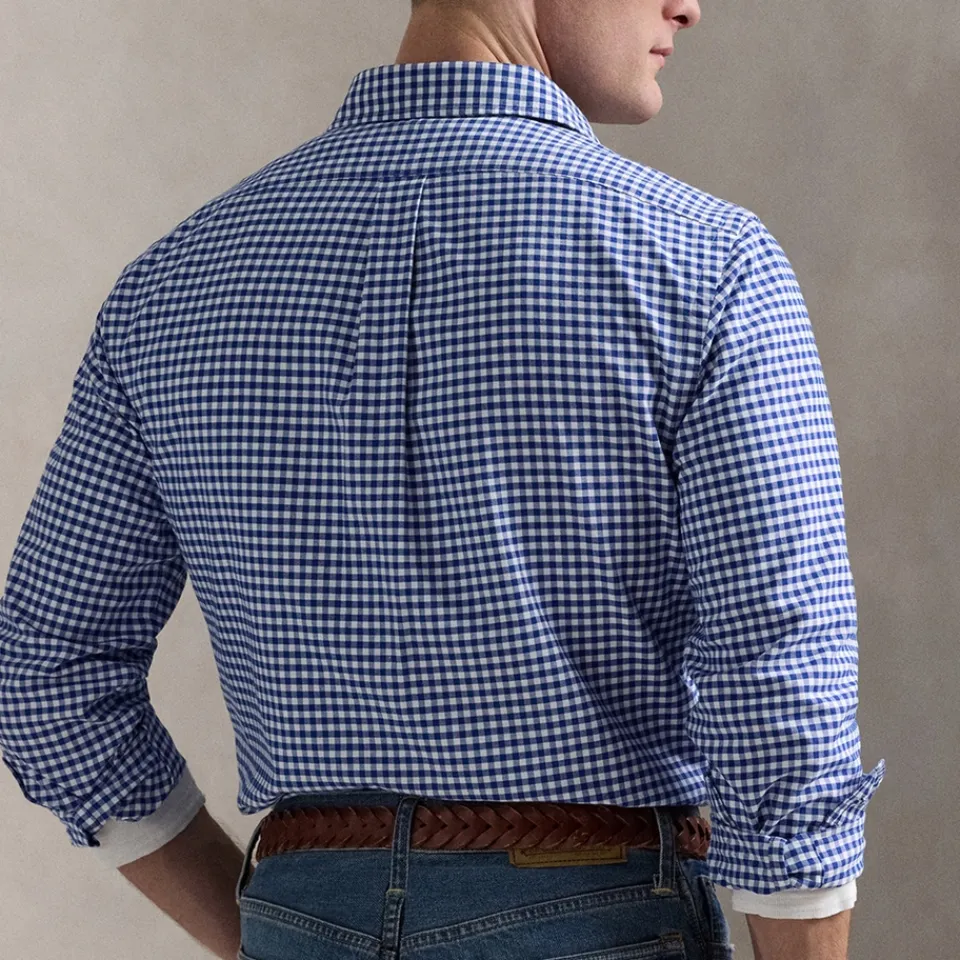 Shirts|Shirts|BOSS Black Polo Ralph Lauren Custom Slim-Fit Oxford Cotton Shirt - S