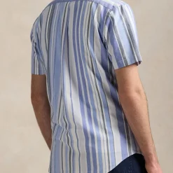 Shirts|Shirts|Polo Ralph Lauren Custom Fit Fun Stripe Short Sleeved Cotton Shirt - M