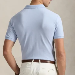 Polo Shirts|Polo Ralph Lauren Custom Slim Fit Cotton Mesh Polo Shirt - XXL