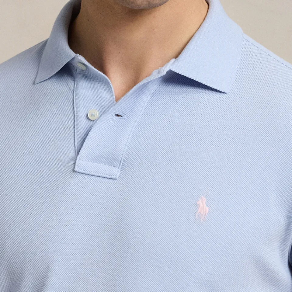 Polo Shirts|Polo Ralph Lauren Custom Slim Fit Cotton Mesh Polo Shirt - XXL
