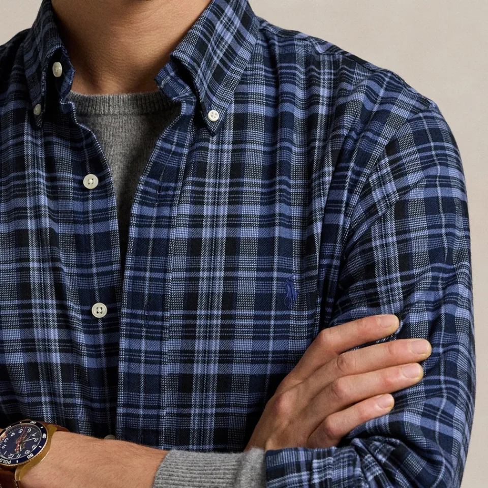 Shirts|Shirts|Belstaff Polo Ralph Lauren Custom-Fit Performance Cotton-Blend Shirt - S