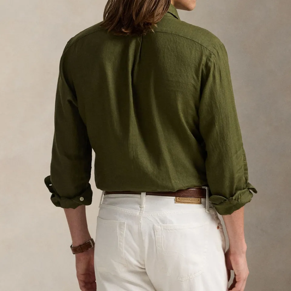 Shirts|Shirts|Dr. Martens Polo Ralph Lauren Custom-Fit Linen Shirt - XL