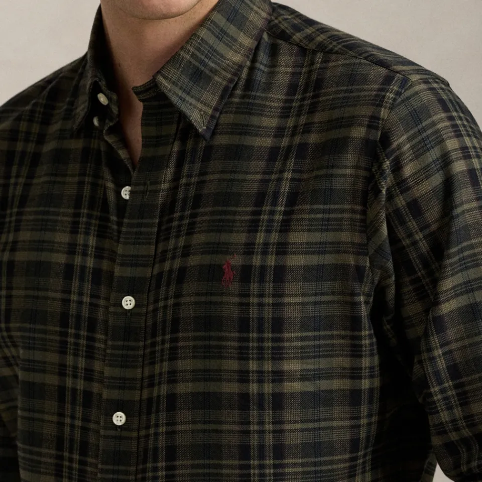 Shirts|Shirts|Dr. Martens Polo Ralph Lauren Custom-Fit Performance Cotton-Blend Shirt - S